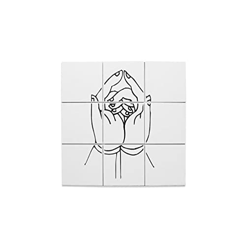 Carreaux céramique décoratif line art pour rénover vos murs