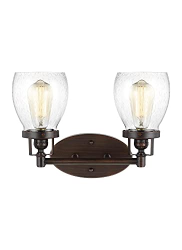 Image of Generation Lighting 4414502-710 Belton Two - Light Wall /Bath Vanity Style Fixture, Bronze