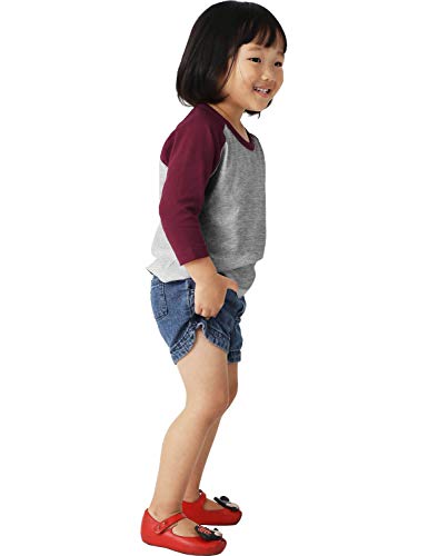 Ma Croix Infants & Juniors 3/4 Raglan Sleeve Baseball Shirt Slim Comfort Fit Jersey Kids Toddlers Tee3