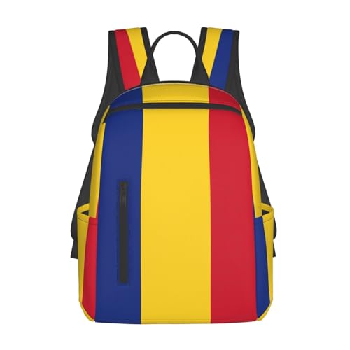 Sac à dos Roumanie léger et résistant, taille unique noir