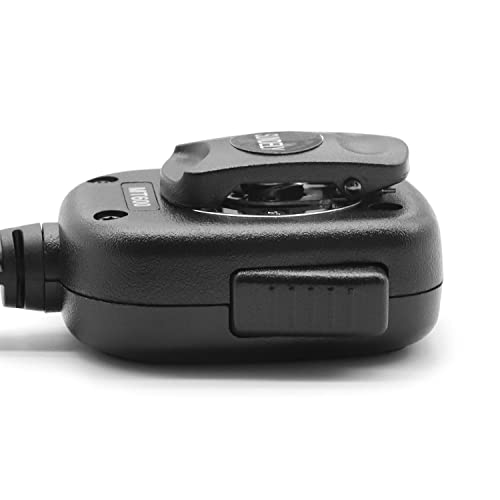 SUNDELY® Microphone for Motorola Radio TKLR T9 T82 T92 H2O XT180 EM1000 MR356R MJ270R T5422 T5530 T7000 Walkie Talkie Hand Held Shoulder Lapel Mic 2.5mm 1-pin with Headphone Port & Rotating Back Clip - Image 4