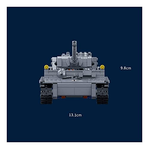 RSWLY Technics Panzer Modellbausätze, 1010 Teile German Tiger Heavy Panzer WW2 Military Panzer Bauset für Kinder und… – Bild 7