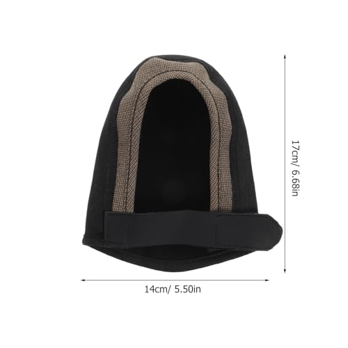 Protector para zapatos de ciclismo POPETPOP para exteriores - resistente al viento y antideslizante, ideal para ciclismo de montaña, mantiene los pies cálidos y secos, color negro miniatura 4
