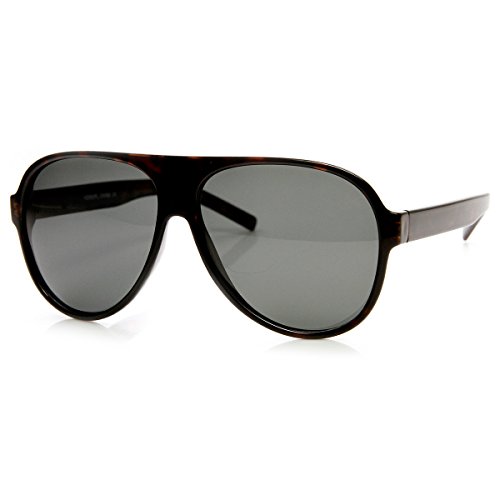 zeroUV Polarized Lens Classic Tear Drop Plastic Aviator Sunglasses2