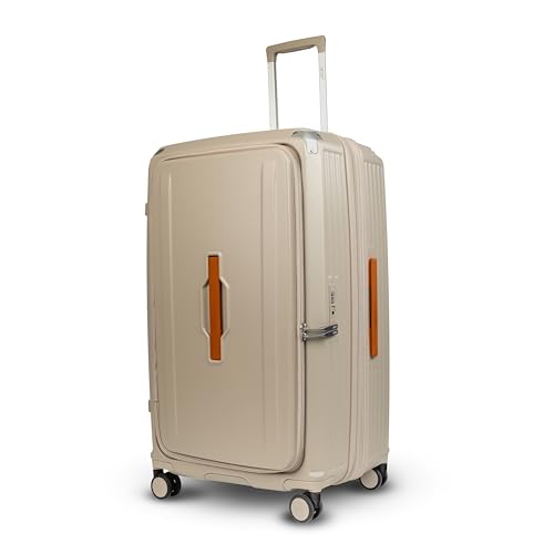 Image of Acer Brisbane Suitcase, 28 inch Check-in, with 360 Degree Spin 8 Wheels, Double TSA Lock, Dual Opening (Top and Mid), Expandable, Recycled Polyseter Material, Moreton Sand