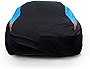 MORNYRAY Waterproof Car Cover All Weather Snowproof UV Protection Windproof Outdoor Full car Cover, Universal Fit for Sedan (Fit Sedan Length 186-193 inch, Blue)