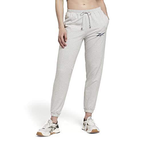 Reebok Pantalon de Jogging Moderne Safari pour Femme (1/1), Gris Clair chiné, L