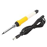 DC 12V - L'outil de soudage à température réglable est alimenté par un connecteur d'alimentation DC 12V, plug and play, et est pratique et rapide