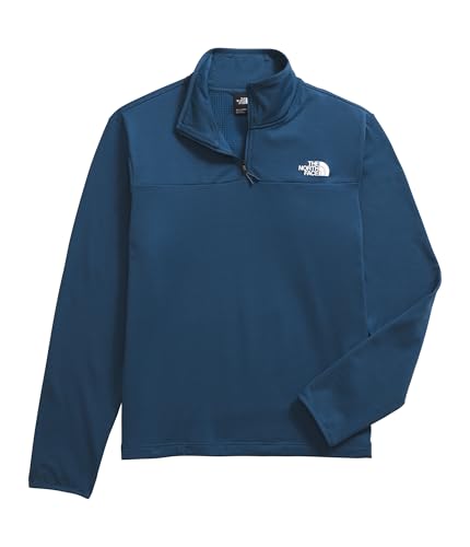 Image of THE NORTH FACE mens Cedar Trail Grid Fleece Quarter Zip Jacket | Cold Weather Top With Durable, Reinforced Bindings