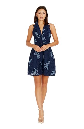 Image of Dress the Population Women's Saxon Fit and Flare Mini Dress