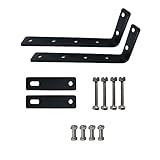 DANCHEL OUTDOOR Sturdy Universal Mounting Hardware for Car Awning Accessories Awning Brackets Kit (Black, Standard Hardware)
