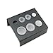 Dioche Ink Cup Holder, 7 Holes Stainless Steel Ink Cup Holder Stand Pigment Cup Container Holder Stand (As Shown)