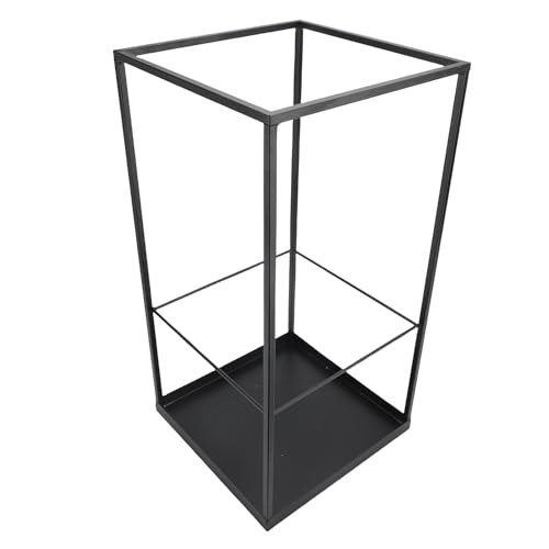 KIMISS Paragüero de Metal para Entrada - Soporte de Metal de Diseño Geométrico Moderno para Almacenamiento y Organización del Hogar - Elegante Paragüero Independiente - imagen 4