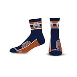 For Bare Feet NHL EDMONTON OILERS Lil' Deuce Quarter Sock Team Color Large