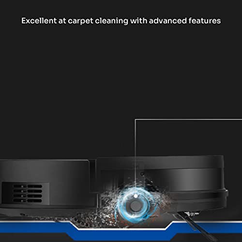 Image of NOISZ by ILIFE S8 Pro Robot Vacuum and Mop 2 in 1, 2000Pa, Route Planning, Auto Boosts on Carpets, ElectroWall, Good for Hard Floors, Medium-Pile Carpets, Gradient Blue