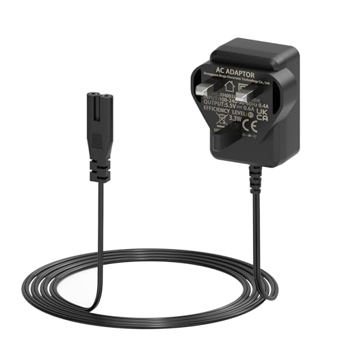 BIUBOTY 5.5V Charger Compatible with Karcher Window Vacuum Cleaner WV5 WV55 WV60 Plus WV70 WV75 Plus Window VAC Power Cable