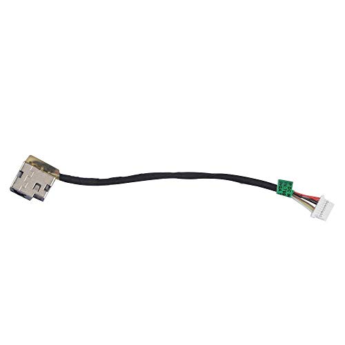 新しいdc電源ジャックケーブルハーネス for HP 250 G4 15-AC161NR 15-AC163NR series, Compatible part number DC30100CF00 0CJ28J (7 Wire 8 Pin)