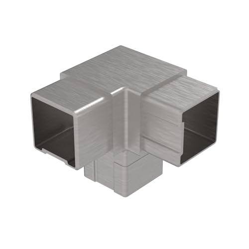 Acero inoxidable rectángulo Conector Tubo cuadrado 40 x 40 4304.040.