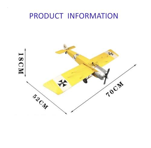 Avión de simulación de hierro forjado para solucionar espacios vacíos con decoración retro 3