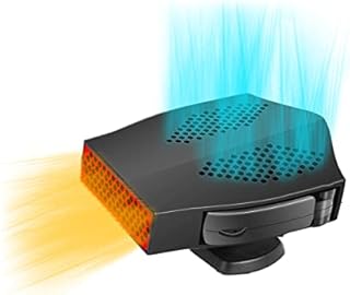 Car Heater, Portable Golf Cart & Truck Heater, 2 in 1 Fast Heating & Cooling, Fan Coolers for Vehicles, Auto Plugs Into Cigarette Lighter, Defogger Defroster, Camping Automobile Winter Demister (A1)