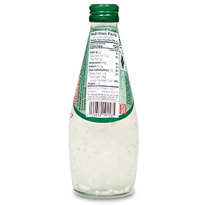 Parrot Brand Coconut Water with Pulp 16.6 fl. oz and 9.8 fl. oz. (Total Pack of 24)
