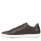 Logotipo bordado Le Coq Sportif COURTMATCH Workwear, Zapatillas de Tenis Hombre, Dark Brown/Black, 46 EU