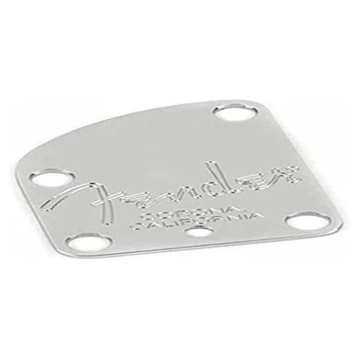 Fender American Deluxe - Soporte para guitarra (4 tornillos), color cromado