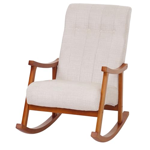 Mecedora HWC K10 sillón relax madera
