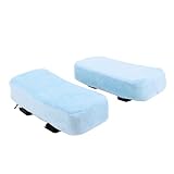 Almofadas de Apoio de Braço para Cadeira de Escritório de Espuma Viscoelástica, Capas de Descanso para Braço de Cadeira de Jogos Com Tecido Macio para Cotovelos, Antebraços, (Azul)