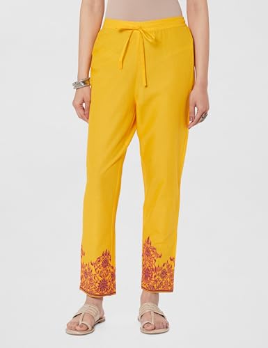Image of BIBA Women Cotton Straight Printed Kurta Ankle Length Suit Set