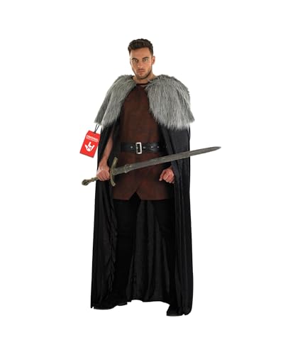 Fun Shack Cape Medievale Homme, Cape Viking, Costume Medieval Homme, Deguisement Viking, Costume Halloween Adulte, Deguisement Carnaval Adulte