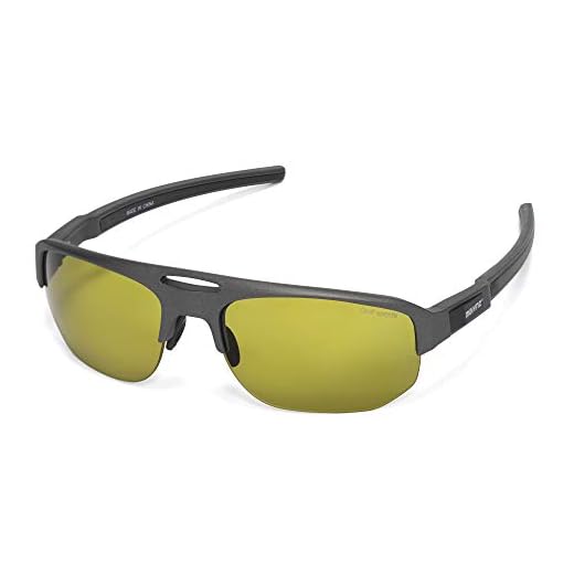maivnz HD Lightweight Golf Sunglasses for Men Women, Golf Ball Finder Glasses, UV400 Eyewear & Golf Gifts for Golfers, 865 Gun Color Frame Green Lens
