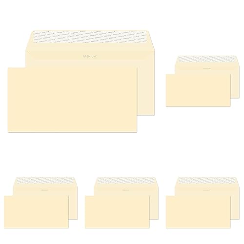 Enveloppes DL crème 120g épaisses pour en finir avec les courriers transparents