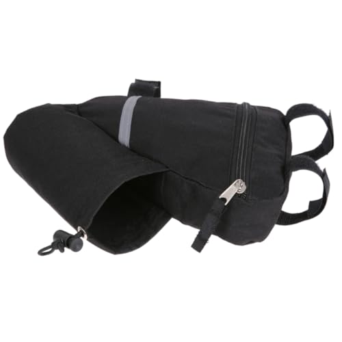 Sacoche vélo triangle étanche avec fixation stable sur guidon et cadre