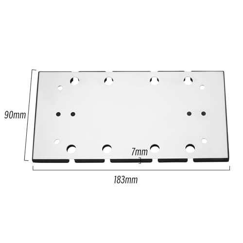Plaque de base pour ponceuse stable et durable compatible Makita 183x90mm - 4