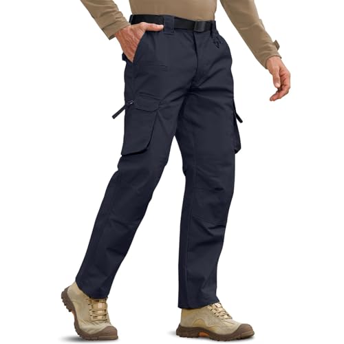 Cargo Pants for Men's Tactical Pockets Cargo Hiking Lightweight Work Pants Construction Water Resistant3