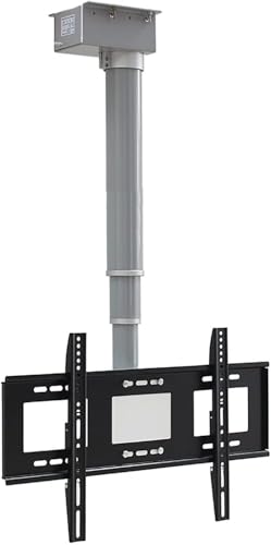 Support TV électrique de plafond réglable à distance course 40 cm