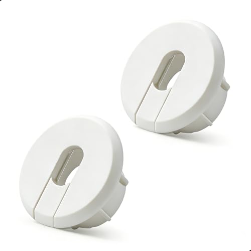 FANRTE 1 Inch Wall Hole 2-5 Cables Feed Through Bushings for Starlink Cable Masonry Routing Kit Ethernet Grommet, Wall Pass Through Bushing for Coax Coaxial/Network/CCTV Cable, 2 Pack