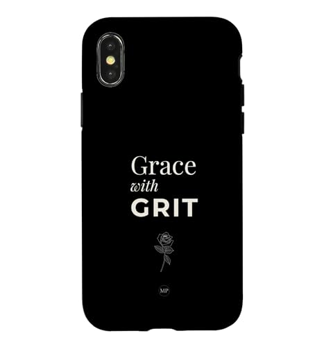 Grace with Grit ? �~�j�}���X�g�����G���p���[�����g���b�Z�[�W �X�}�z�P�[�X iPhone X/XS �p