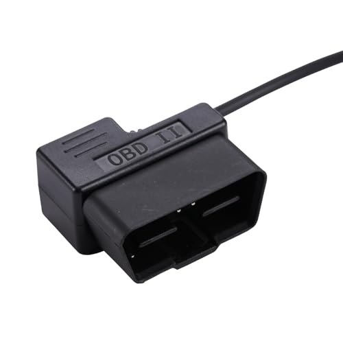 Image of OBDII to Barrel Connector Power Cord with for Cobra Radar Detectors, Compatible with Cobra RAD350 380 450 480i 700i for Windshield or Mirror Mount Applications