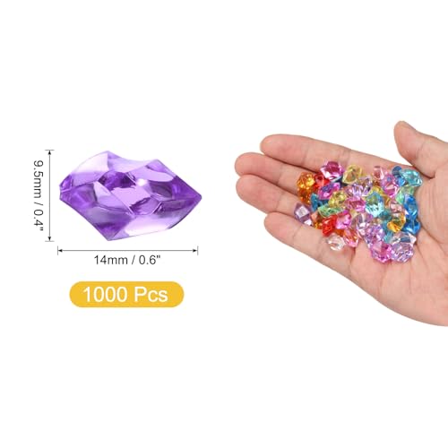 Faux diamants en résine transparente QUARKZMAN pour vases et décoration
