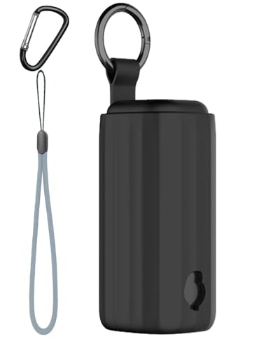 Skullcandy Method 360 ANC 用 ケース YAJOJO ワイヤレス イヤーホン 充電ケースカバー カラビナ・キーチェーン付き シリコン保護ケース 落下防止 耐衝撃 防塵 キズ防止 指紋防止 Skullcandy Method 360