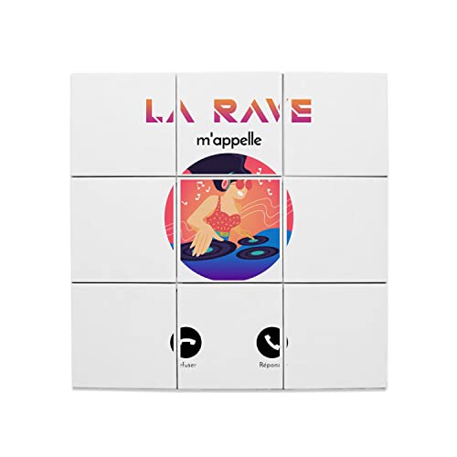 Carreaux céramique décoratif 15,2x15,2 cm La Rave M'Appelle lot de 9