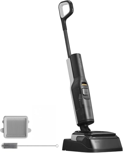 Roborock F25 Wet Dry Vacuum Cleaner, Cordless Vacuum Mop All in One with 20000Pa, 194°F Hot Air Flash Drying & Hot Water Self Cleaning