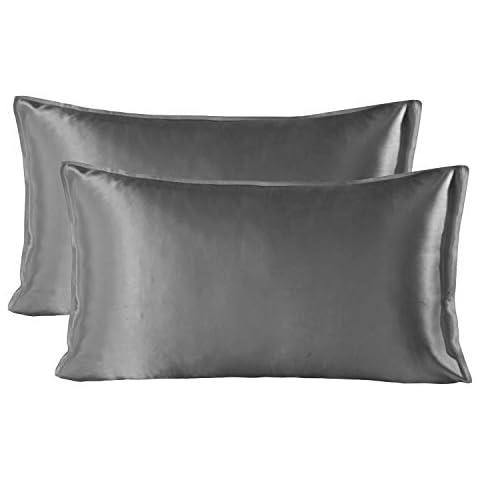 SHARE SILK Fundas de Almohada de Seda 100% Morera Natural 22 Momme Cover