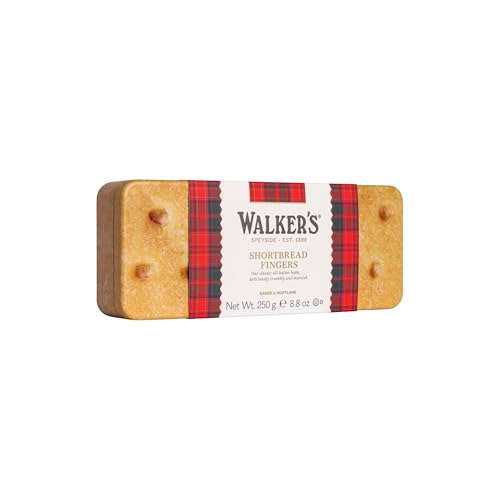 Walkers Shortbread Finger Tin Traditional Pure Butter Scottish Recipe 250g