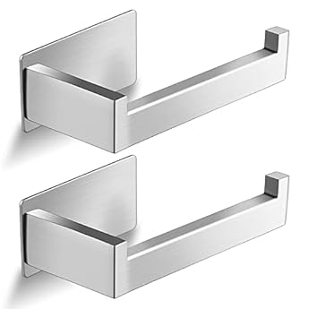 Foto di ZUNTO 2 PZ Porta Carta Igienica Portarotolo Carta Igienica Adesivo Porta Rotolo Carta Igienica, Acciaio Inox 304