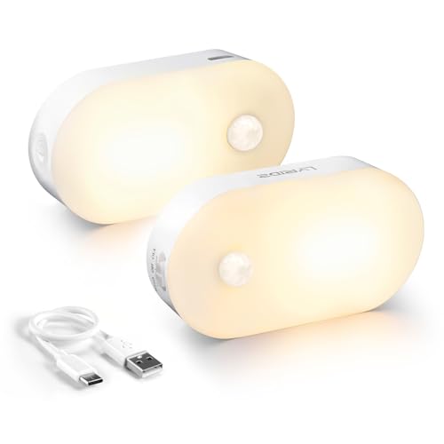 Lyridz Dimmbar Nachtlicht mit Bewegungsmelder, Warmweiß LED-Nachtlicht...