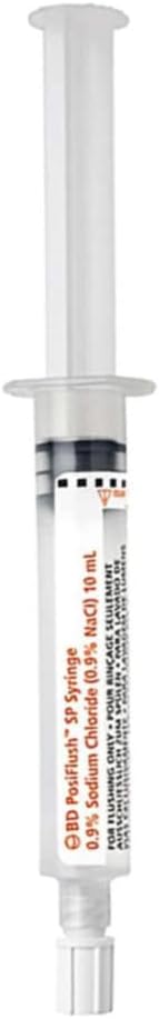 BD PosiFlush Pre-Filled Normal Saline Syringe 10ml (Pack of 30)