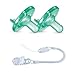 フィリップス Avent Soothie Pacifier おしゃぶり 0-3ヶ月用2個パック+おしゃぶり専用 クリアホルダー付き